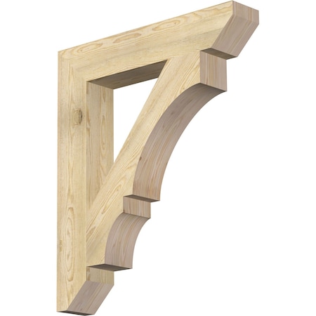 Ekena Millwork Balboa Slat Rough Sawn Bracket, Douglas Fir, 6"W x 34"D x 40"H BKT06X34X40BOA06RDF